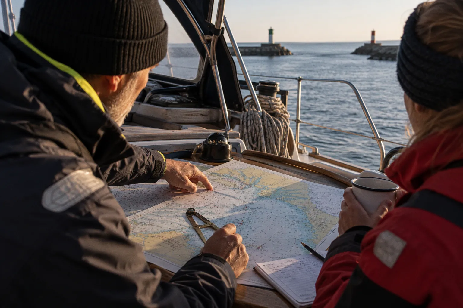 Nachtansteuerung bei Gezeiten: Planung für den sicheren Hafen