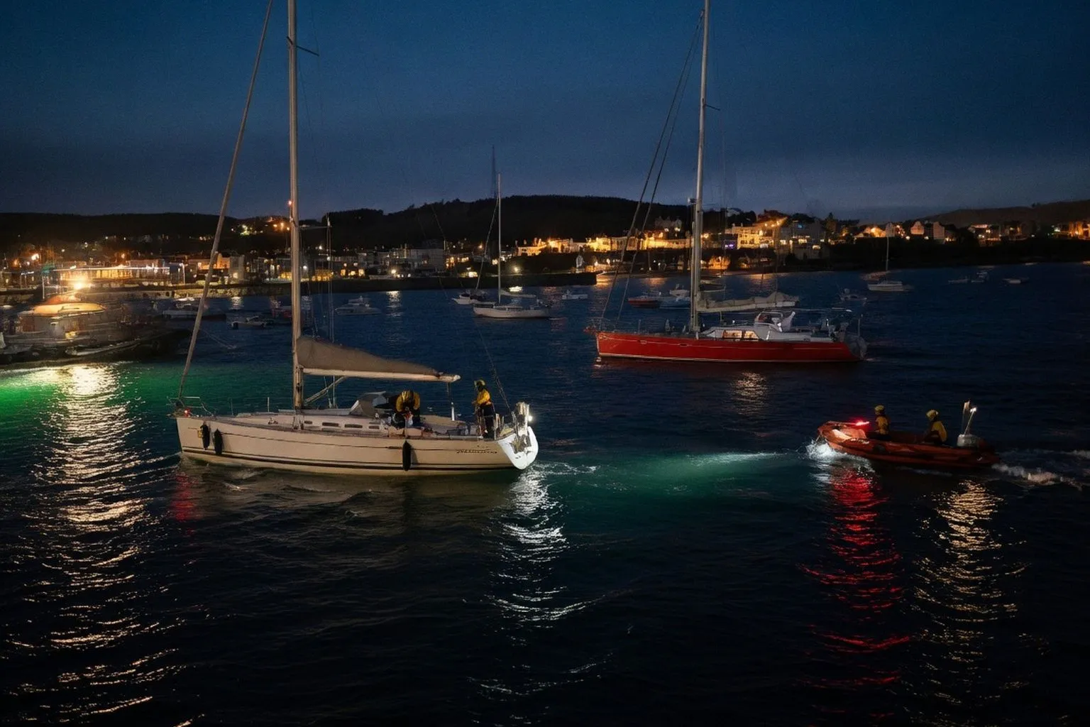 Yacht vor Port St Mary auf Drift: Rettungseinsatz verhindert Strandung an den Felsen